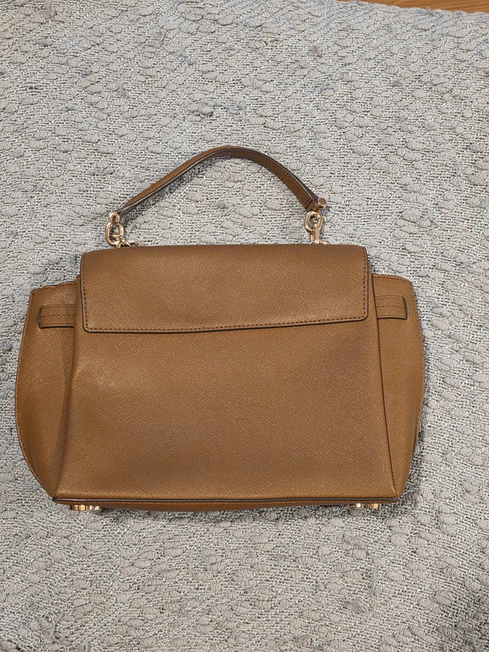 MICHAEL KORS Rochelle Medium Saffiano Leather Top-Handle Bag